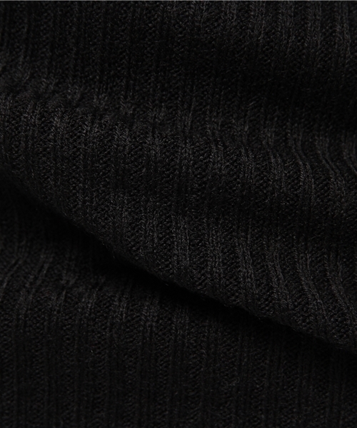 WEGO（ウィゴー）の「WEGO/リブハイネックニット（ニット/セーター・レディース・ネイビー/イエロー系その他/ライトパープル/ホワイト系その他/杢グレー/ブラック/サックスブルー/ワイン/カーキ/オフホワイト・FREE）」の19枚目の写真