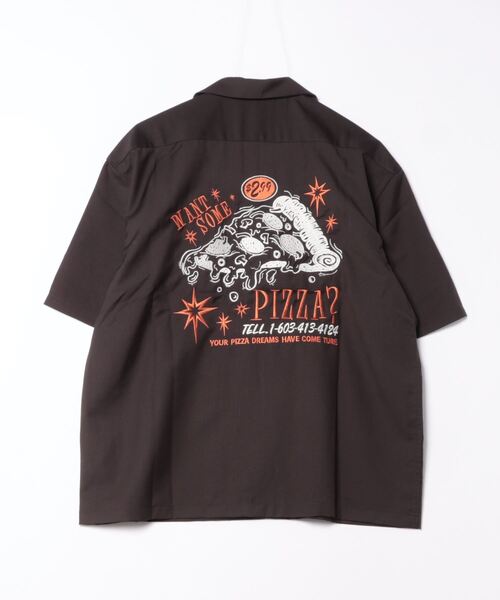 ANTIBAL（アンティバル）の「【ANTIBAL】刺繍ボーリングシャツ（シャツ/ブラウス・メンズ・ブラック/ベージュ/ブルー・2/3）」の5枚目の写真