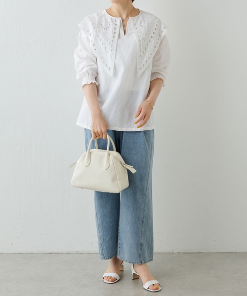 BEARDSLEY（ビアズリー）の「三角襟刺繍ブラウス（シャツ/ブラウス）」 - WEAR