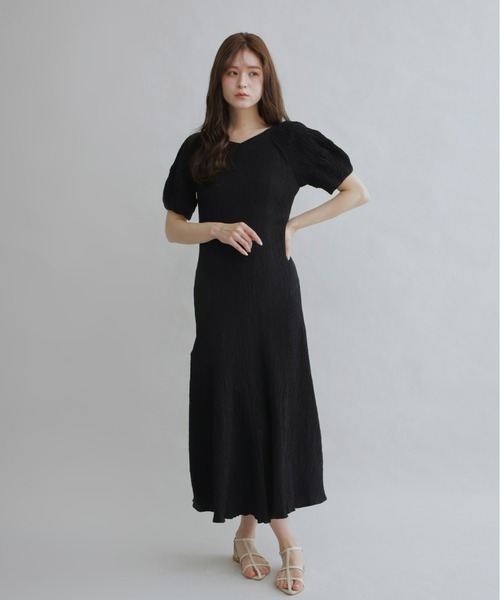 ドゥロワー　ワンピ　ランタンスリーブ　ネイビー 楽天市場】【クーポンで50%OFF 7/28 17:59まで】ワンピース 春夏