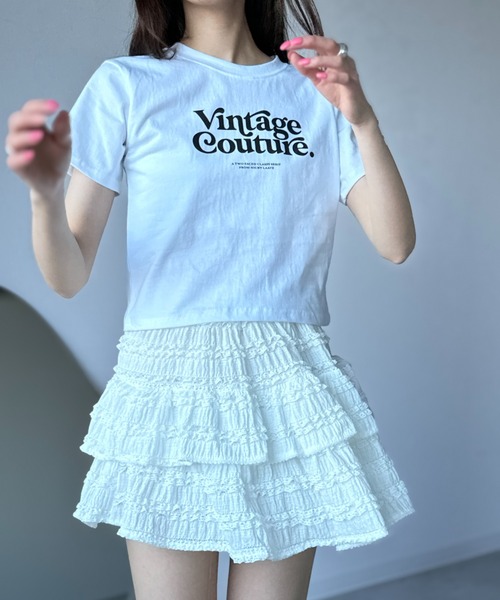 インナーショーツ付き】レースフリルミニスカート（スカート