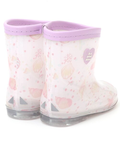 apres les cours（アプレレクール）の「【柄おそろい】総柄レインシューズ(シェル柄・くるま柄)（レインシューズ・キッズ・ミント/ピンク・16/14/19/15 /17/18）」の14枚目の写真