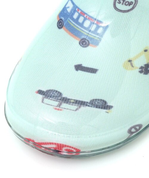 apres les cours（アプレレクール）の「【柄おそろい】総柄レインシューズ(シェル柄・くるま柄)（レインシューズ・キッズ・ミント/ピンク・16/14/19/15 /17/18）」の16枚目の写真