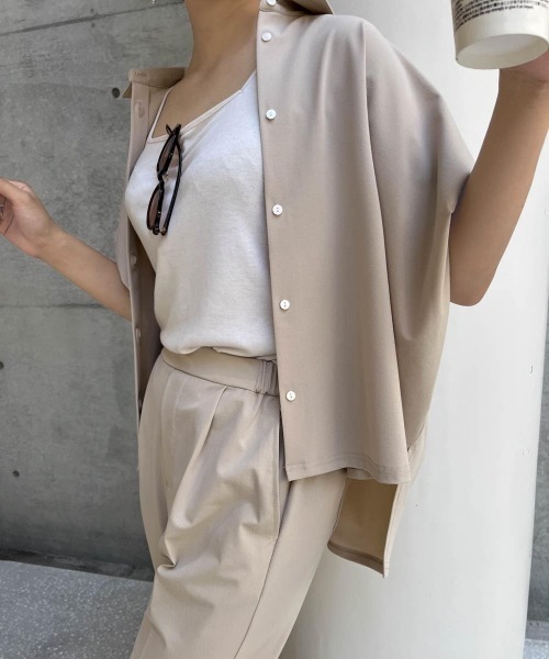 サークルストレッチシャツブラウス≪洗濯機で洗える≫（シャツ/ブラウス）｜ketty cherie（ケティシェリー）シャツ/ブラウス