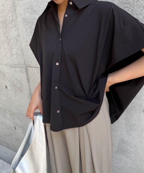 サークルストレッチシャツブラウス≪洗濯機で洗える≫（シャツ/ブラウス）｜ketty cherie（ケティシェリー）