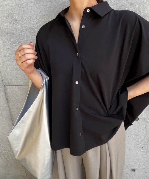 サークルストレッチシャツブラウス≪洗濯機で洗える≫（シャツ/ブラウス）｜ketty cherie（ケティシェリー）