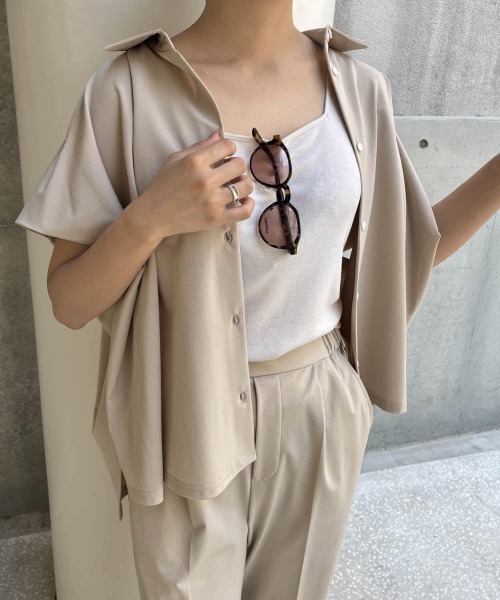 サークルストレッチシャツブラウス≪洗濯機で洗える≫（シャツ/ブラウス）｜ketty cherie（ケティシェリー）