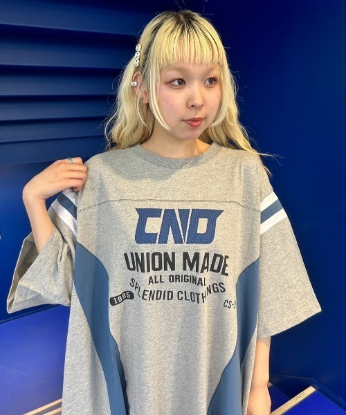 Candy Stripper（キャンディストリッパー）の「CND MESH SWTCHED ワンピース（ワンピース・レディース・ブラック/ヘザーグレー/ライトグレー・2）」の10枚目の写真