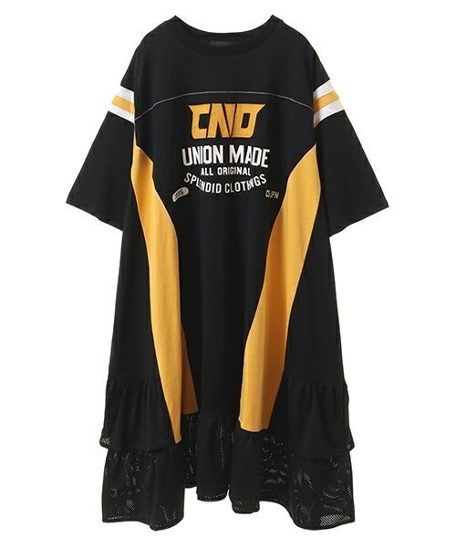 Candy Stripper（キャンディストリッパー）の「CND MESH SWTCHED ワンピース（ワンピース・レディース・ブラック/ヘザーグレー/ライトグレー・2）」の18枚目の写真