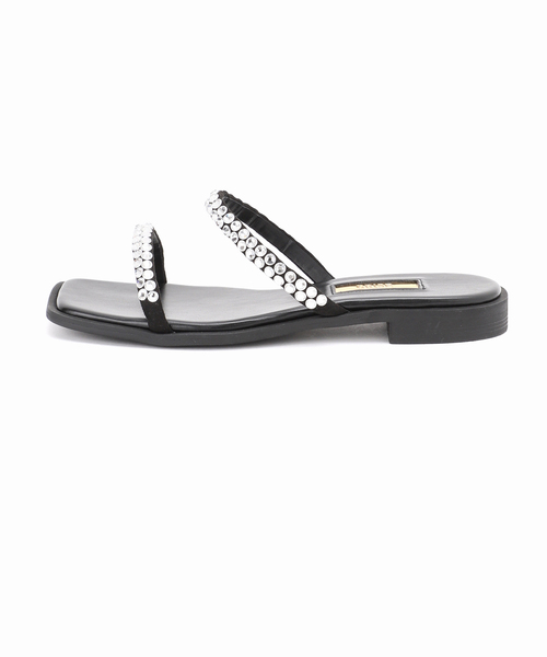 即完】ルタロン/グリーズ ビジューネットミュール GRISEポインテッド3