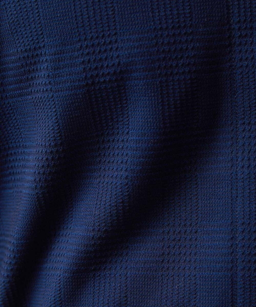 MICHEL KLEIN HOMME (ミッシェルクランオム)の「グレンチェック柄半袖シャツ(シャツ/ブラウス・メンズ・ホワイト/ネイビー・MEDIUM/LARGE/X-LARGE)」の13枚目の写真