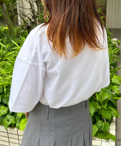 kutir(クティール)の「アソートリボンロゴTシャツ(Tシャツ/カットソー・レディース・レッド/レッド系その他/ブルー系その他/ライトブルー/チャコールグレー/ブラック系その他・FREE)」の20枚目の写真