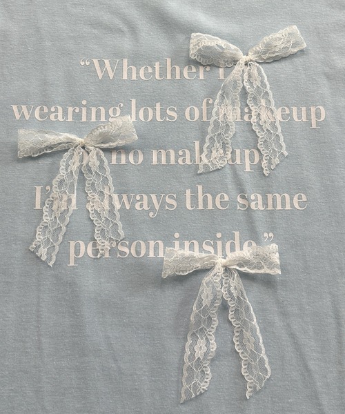 kutir(クティール)の「アソートリボンロゴTシャツ(Tシャツ/カットソー・レディース・レッド/レッド系その他/ブルー系その他/ライトブルー/チャコールグレー/ブラック系その他・FREE)」の22枚目の写真