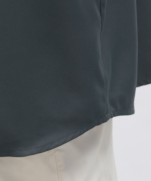 LAKOLE(ラコレ)の「フラワー刺繍シャツ半袖 / 128339(シャツ/ブラウス・メンズ・チャコール/ベージュ/ライトグレー/ブルー・MEDIUM/LARGE/X-LARGE)」の9枚目の写真