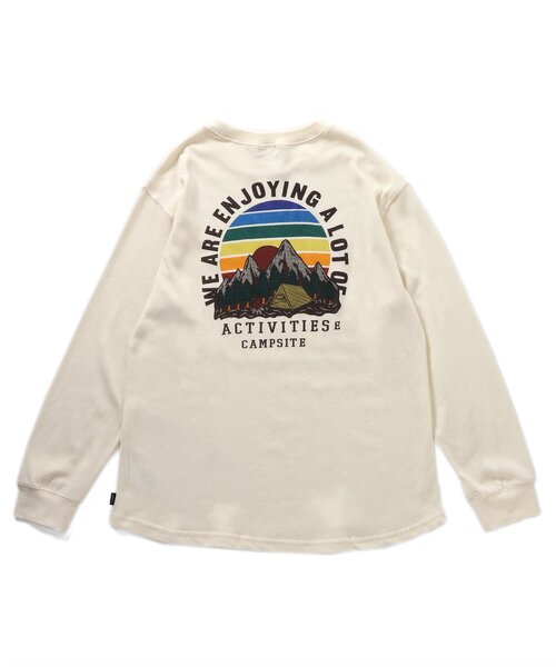 F.O.KIDS(エフオーキッズ)の「3色3柄長袖Tシャツ(オトナ)(Tシャツ/カットソー・メンズ・キナリ/ネイビー/ブラウン・LARGE/MEDIUM)」の11枚目の写真