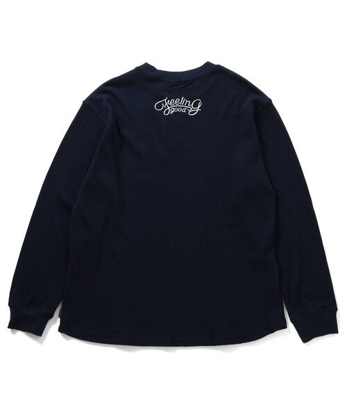 F.O.KIDS(エフオーキッズ)の「3色3柄長袖Tシャツ(オトナ)(Tシャツ/カットソー・メンズ・キナリ/ネイビー/ブラウン・LARGE/MEDIUM)」の10枚目の写真