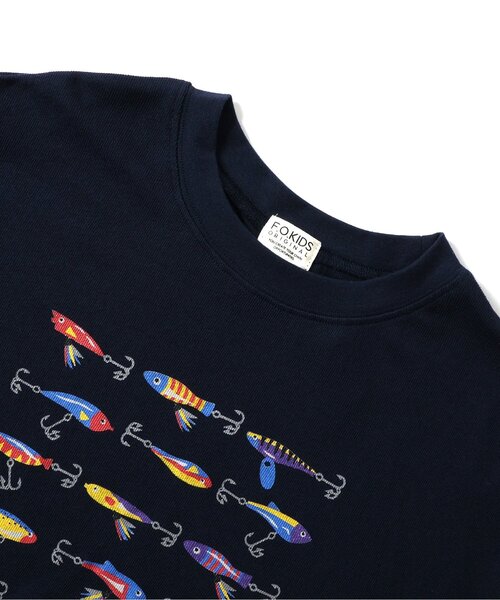 F.O.KIDS(エフオーキッズ)の「3色3柄長袖Tシャツ(オトナ)(Tシャツ/カットソー・メンズ・キナリ/ネイビー/ブラウン・LARGE/MEDIUM)」の9枚目の写真