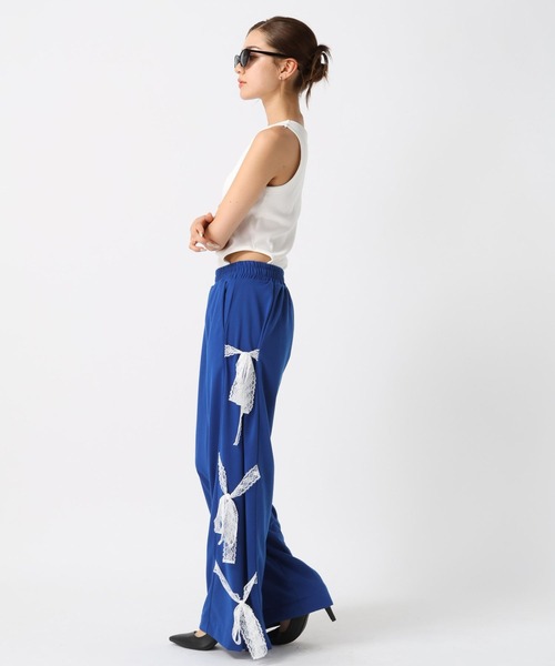 FOREVER 21（フォーエバー トゥエンティーワン）の「【2024FW】サイドリボンスウェットパンツ（スウェットパンツ・レディース・ブルー/グレー/ブラウン/ブラック・SMALL/MEDIUM）」の11枚目の写真