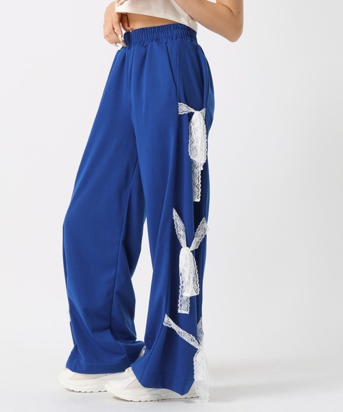 FOREVER 21（フォーエバー トゥエンティーワン）の「【2024FW】サイドリボンスウェットパンツ（スウェットパンツ・レディース・ブルー/グレー/ブラウン/ブラック・SMALL/MEDIUM）」の12枚目の写真