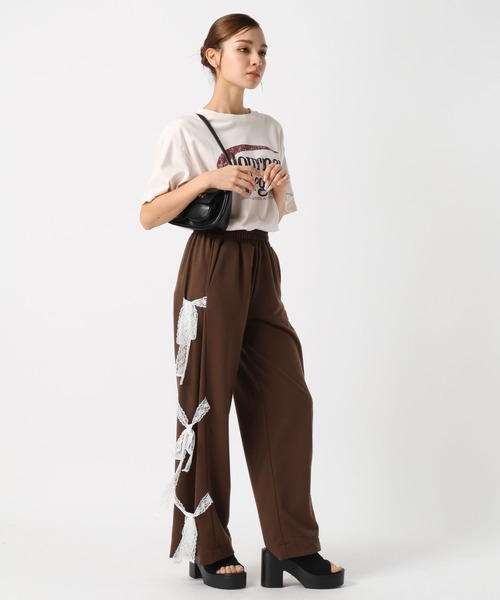 FOREVER 21（フォーエバー トゥエンティーワン）の「【2024FW】サイドリボンスウェットパンツ（スウェットパンツ・レディース・ブルー/グレー/ブラウン/ブラック・SMALL/MEDIUM）」の21枚目の写真