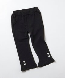 apres les cours | 【WEB限定】7days Style/ハート刺繍フレアパンツ(その他パンツ)