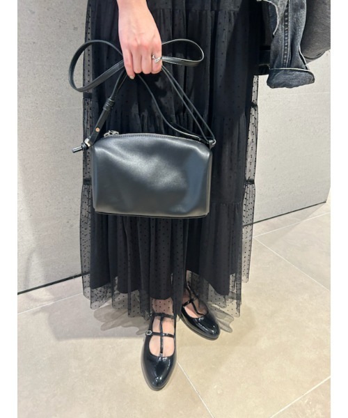 Mila Owen（ミラオーウェン）の「ビジューダブルストラップバレエシューズ（パンプス・レディース・ブラック・36/38/37）」の10枚目の写真