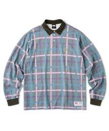 FTC ポロシャツ FTC エフティーシー STRIPE KNIT POLO BLACK
