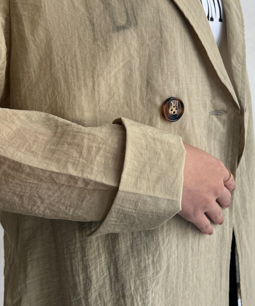 Chez toi（シェトワ）の「【ON/OFF使える】シアーテーラードジャケット（テーラードジャケット・レディース・ブラック/ベージュ/ライトベージュ・FREE）」の10枚目の写真