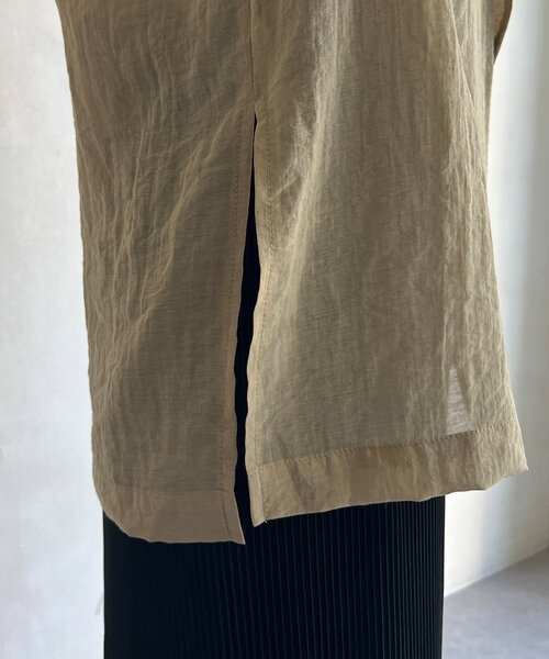 Chez toi（シェトワ）の「【ON/OFF使える】シアーテーラードジャケット（テーラードジャケット・レディース・ブラック/ベージュ/ライトベージュ・FREE）」の12枚目の写真