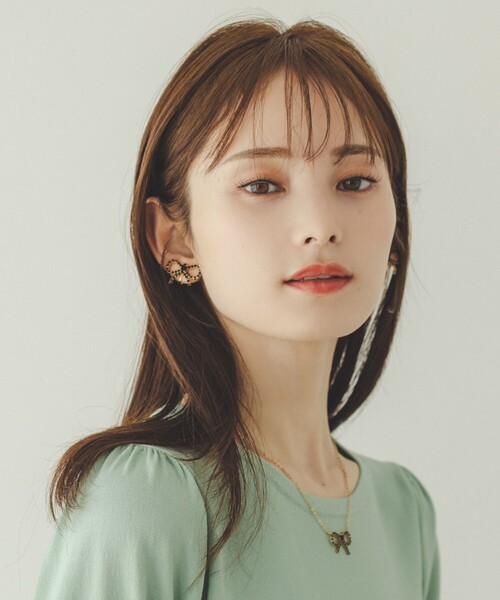 GLITTER RIBBON EARRINGS イヤリング（イヤリング）｜TOCCA