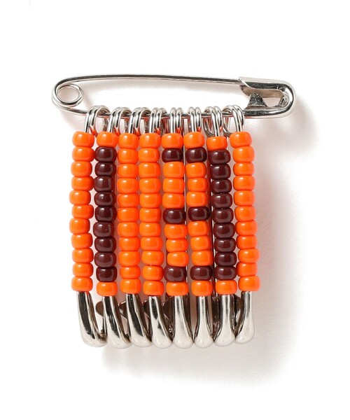 BEAMS BOY（ビームスボーイ）の「ビーズ ブローチ（ブローチ/コサージュ・レディース・ブルー/オフホワイト/イエロー/オレンジ/レッド・ONE SIZE）」の5枚目の写真