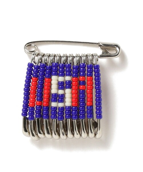 BEAMS BOY（ビームスボーイ）の「ビーズ ブローチ（ブローチ/コサージュ・レディース・ブルー/オフホワイト/イエロー/オレンジ/レッド・ONE SIZE）」の2枚目の写真