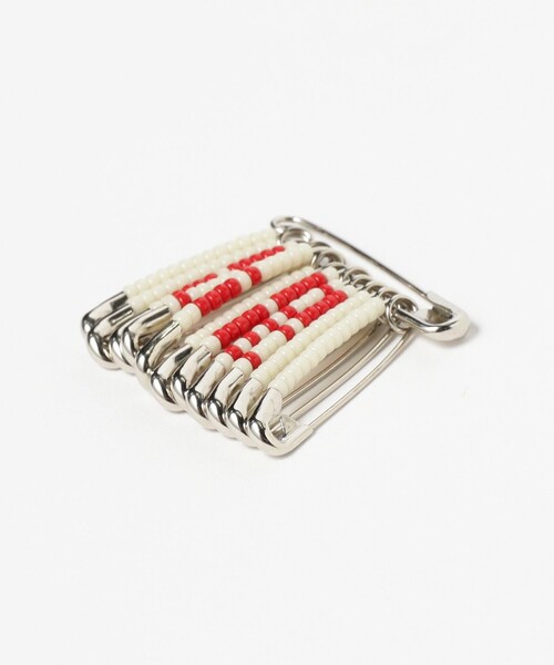 BEAMS BOY（ビームスボーイ）の「ビーズ ブローチ（ブローチ/コサージュ・レディース・ブルー/オフホワイト/イエロー/オレンジ/レッド・ONE SIZE）」の7枚目の写真