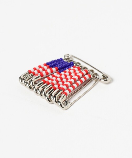 BEAMS BOY（ビームスボーイ）の「ビーズ ブローチ（ブローチ/コサージュ・レディース・ブルー/オフホワイト/イエロー/オレンジ/レッド・ONE SIZE）」の9枚目の写真