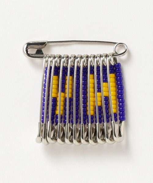 BEAMS BOY（ビームスボーイ）の「ビーズ ブローチ（ブローチ/コサージュ・レディース・ブルー/オフホワイト/イエロー/オレンジ/レッド・ONE SIZE）」の12枚目の写真