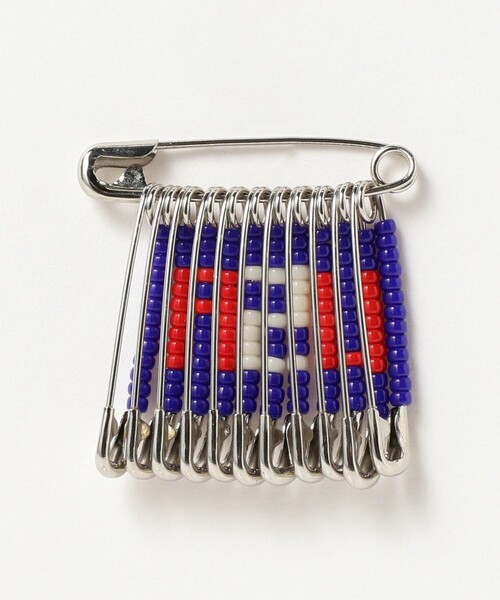 BEAMS BOY（ビームスボーイ）の「ビーズ ブローチ（ブローチ/コサージュ・レディース・ブルー/オフホワイト/イエロー/オレンジ/レッド・ONE SIZE）」の14枚目の写真