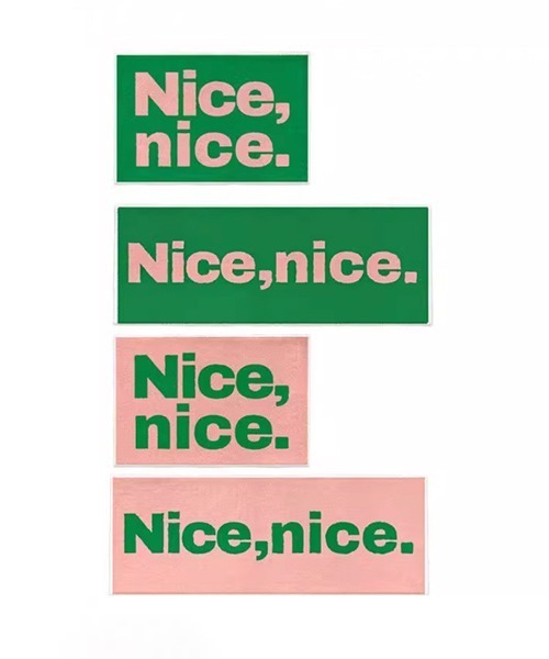 Ein（アイン）の「Ein/【2サイズ展開】"Nice nice"スクエア ラグ マット（ラグ/マット・レディース・グリーン系その他/ピンク系その他・MEDIUM/LARGE）」の3枚目の写真