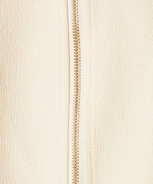 EMMEL REFINES（エメルリファインズ）の「＜EMMEL REFINES＞EM Wフェイス 2WAY ZIP ブラウス（シャツ/ブラウス・レディース・ナチュラル/ブラック・FREE）」の6枚目の写真