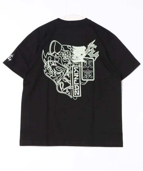 ARCHIVER（アーカイバ）の「【8】【it】【KINJAZ】Graphic T（Tシャツ/カットソー・メンズ・オリーブ/ブラック・LARGE/MEDIUM）」の3枚目の写真