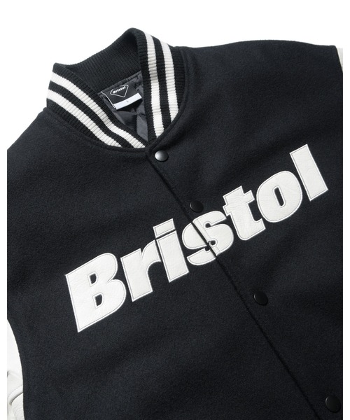 F.C.Real Bristol（エフシーレアルブリストル）の「VARSITY JACKET（スタジャン・メンズ・ブラック・X-LARGE/LARGE/MEDIUM/SMALL/XX-LARGE）」の4枚目の写真
