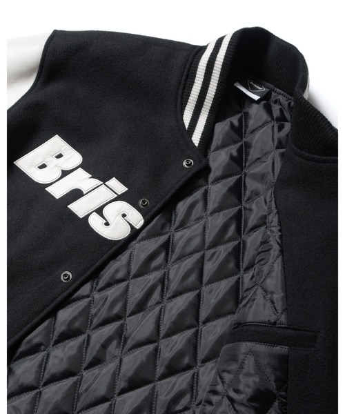 F.C.Real Bristol（エフシーレアルブリストル）の「VARSITY JACKET（スタジャン・メンズ・ブラック・X-LARGE/LARGE/MEDIUM/SMALL/XX-LARGE）」の5枚目の写真
