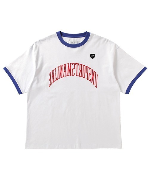 AKTR(アクター)の「AKTR SPORTSMANLIKE RINGER TEE(アクター スポーツマンライク リンガー ティー)(Tシャツ/カットソー・メンズ・ホワイト/ブラック/ライトブルー・MEDIUM/LARGE/XX-LARGE/X-LARGE)」の3枚目の写真