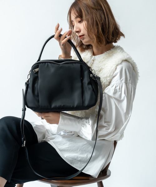 りん様 Rename 高密ナイロン 2way ハンドバッグ ショルダーバッグ