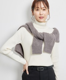ROPE' PICNIC | リブタートルネックニットプルオーバー/アンチピリング・帯電防止(ニット/セーター)
