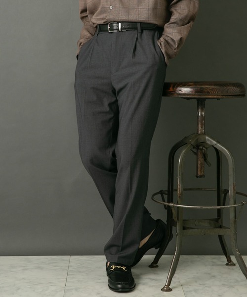 【セール】『セットアップ対応』『XLサイズあり』スタンダードT/Rスラックス（スラックス）｜URBAN RESEARCH ROSSO MEN（アーバンリサーチロッソメン）