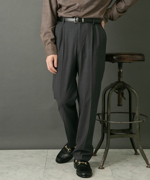 【セール】『セットアップ対応』『XLサイズあり』スタンダードT/Rスラックス（スラックス）｜URBAN RESEARCH ROSSO MEN（アーバンリサーチロッソメン）