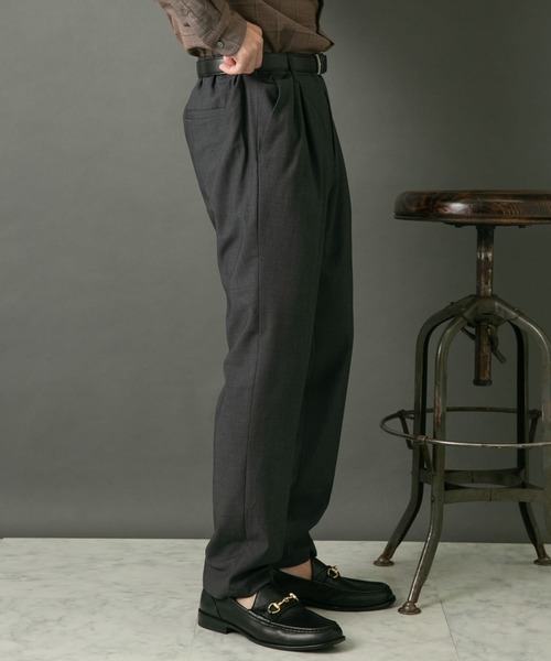 【セール】『セットアップ対応』『XLサイズあり』スタンダードT/Rスラックス（スラックス）｜URBAN RESEARCH ROSSO MEN（アーバンリサーチロッソメン）