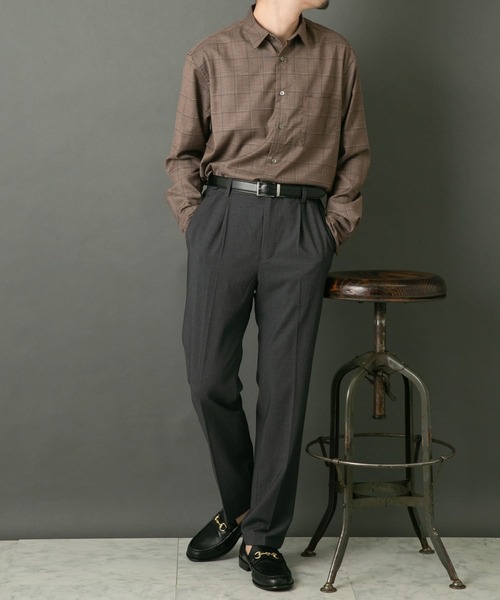 【セール】『セットアップ対応』『XLサイズあり』スタンダードT/Rスラックス（スラックス）｜URBAN RESEARCH ROSSO MEN（アーバンリサーチロッソメン）