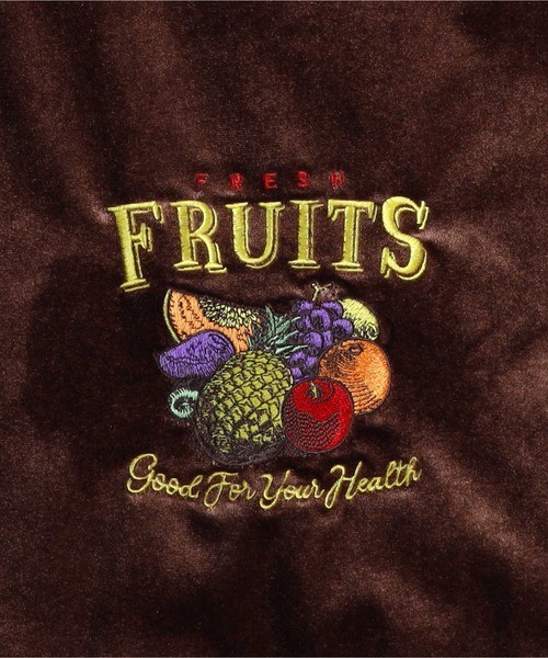 Right-on（ライトオン）の「ベロア刺繍バッグ（トートバッグ・レディース・ブラウン/ブルー・ONE SIZE）」の8枚目の写真