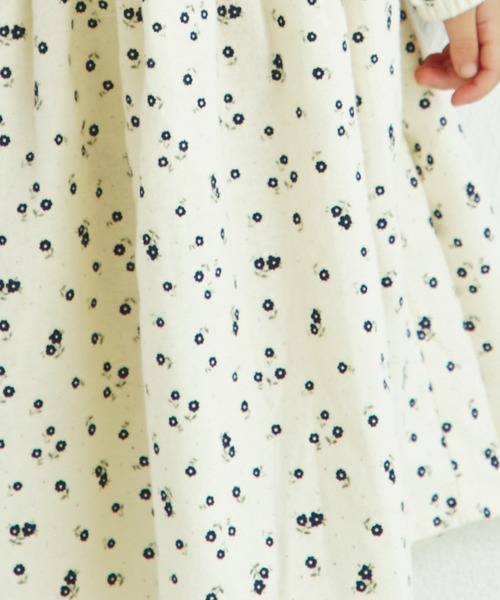 pairmanon（ペアマノン）の「総柄 長袖 リラックス ワンピース（ワンピース・キッズ・アイボリー/グレー系その他/ブラウン系その他/ブラック系その他/ブルー/ピンク/レッド系その他/パープル系その他/ドット/ラベンダー・100/110/120/130/140/150/90）」の11枚目の写真
